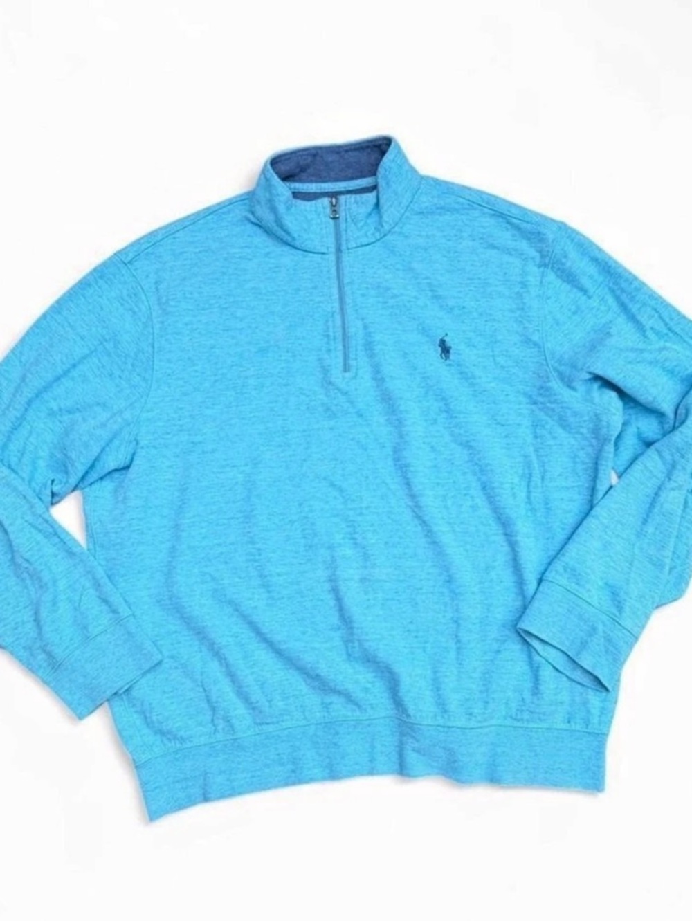 Polo Ralph Lauren Cotton-Blend Half-Zip Pullover Women's Blue